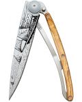 Джобен нож Deejo Olive Wood - Sailing, 37 g - 1t