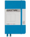 Джобен тефтер Leuchtturm1917 - A6, бели страници, Nordic Blue - 1t