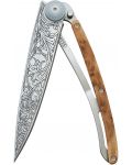 Джобен нож Deejo - Juniper Wood-Art Nouveau, 37 g - 1t
