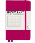 Джобен тефтер Leuchtturm1917 - A6, страници на точки, Berry - 1t