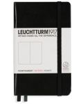 Джобен тефтер Leuchtturm1917 - A6, страници на точки, Black - 1t