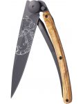 Джобен нож Deejo Olive Wood - Scorpio, 37 g - 1t