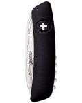 Джобно ножче Swiza - TT05, черно, с инструмент за кърлежи - 3t