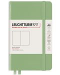 Джобен тефтер Leuchtturm1917 - A6, бели страници, Sagе - 1t