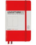 Джобен тефтер Leuchtturm1917 - A6, бели страници, Red - 1t