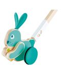 Дървена играчка за бутане Hape - Зайче - 2t
