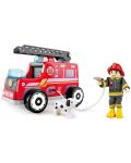 Дървена играчка Hape - Пожарна кола - 2t