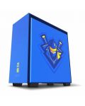 Кутия NZXT - H700i Smart Ninja Edition, mid tower, синя/прозрачна - 1t