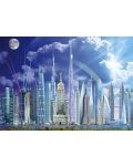 Пъзел Educa от 1000 части - Най-високите сгради в света, Гари Уолтън - 2t