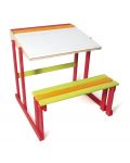Дървено бюро Vilac Educational – Ярки цветове - 2t
