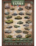 Пъзел Eurographics от 1000 части –  Историята на танковете - 2t