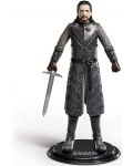 Екшън фигура The Noble Collection Television: Game of Thrones - Jon Snow (Bendyfigs), 18 cm - 7t