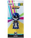 Екшън фигура The Noble Collection DC Comics: Teen Titans GO - Raven (Bendyfigs), 9 cm - 2t