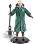 Екшън фигура The Noble Collection Movies: Harry Potter - Draco Malfoy (Quidditch) (Bendyfig), 19 cm - 1t