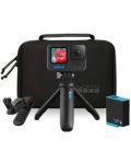 Екшън камера GoPro - HERO 10, Swivel Clip, Battery, Shorty Tripod - 2t