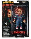 Екшън фигура The Noble Collection Movies: Child's Play - Chucky (Bendyfigs), 14 cm - 3t
