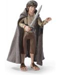 Екшън фигура The Noble Collection Movies: The Lord of the Rings - Frodo Baggins (Bendyfigs), 19 cm - 1t