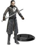 Екшън фигура The Noble Collection Television: Game of Thrones - Jon Snow (Bendyfigs), 18 cm - 2t