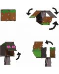 Екшън фигура Mattel Games: Minecraft - Enderman & Grass Block (Flippin Figs) - 2t