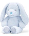Eкологична плюшена играчка Keel Toys Keeleco - Бебе зайче, синьо, 16 cm - 1t