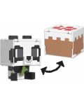 Екшън фигура Mattel Games: Minecraft - Panda & Cake (Flippin Figs) - 4t