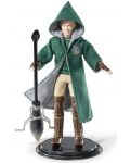 Екшън фигура The Noble Collection Movies: Harry Potter - Draco Malfoy (Quidditch) (Bendyfig), 19 cm - 5t