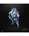 Екшън фигура Hasbro Movies: Star Wars - The Mandalorian Fleet Commander (Black Series), 15 cm - 6t
