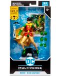 Екшън фигура McFarlane DC Comics: Multiverse - Robin (Dick Grayson) (DC Rebirth) (Gold Label), 18 cm - 9t