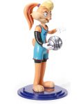 Екшън фигура The Noble Collection Animation: Space Jam 2 - Lola Bunny (Bendyfigs), 19 cm - 3t