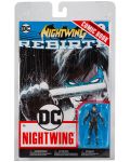 Екшън фигура McFarlane DC Comics: Nightwing - Nightwing (DC Rebirth) (Page Punchers), 8 cm - 6t