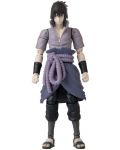 Екшън фигура Bandai Animation: Naruto Shippuden - Sasuke Uchiha (Anime Heroes) - 1t