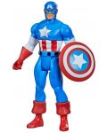 Екшън фигура Hasbro Marvel: Captain America - Captain America (Marvel Legends) (Retro Collection), 10 cm - 1t