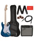 Комплект китара с аксесоари Fender - SQ Affinity Strat Pack MN, Lake Placid Blue - 1t
