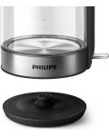 Електрическа кана Philips - HD9339/80, 2200W, 1.7 l, сребриста - 4t