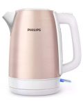 Електрическа кана за вода Philips - HD9350/96, 2200W, 1.7 l, Rose Gold Metallic - 1t