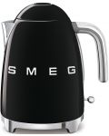 Електрическа кана Smeg - KLF03BLEU, 2400W, 1.7 l, черна - 1t