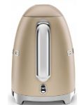 Електрическа кана Smeg - KLF03CHMEU, 2400W, 1.7 l, златиста - 5t