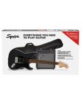 Комплект китара с аксесоари Fender - SQ Affinity Strat LR, Charcoal Frost - 8t