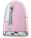 Електрическа кана Smeg - KLF03PKEU, 2400W, 1.7 l, розова - 4t