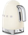 Електрическа кана Smeg - KLF04CREU, 2400W, 1.7l, бежова - 3t