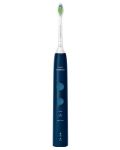 Електрическа четка за зъби Philips Sonicare - HX6851/53, 1 накрайник, бяла/синя - 1t