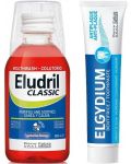 Eludril & Elgydium Комплект - Вода за уста Classic и Паста за зъби, 200 + 50 ml (Лимитирано) - 1t