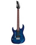 Електрическа китара Ibanez - GRX70QAL TBB, синя - 2t
