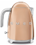 Електрическа кана Smeg - KLF03RGEU, 2400W, 1.7 l, розово злато - 2t