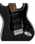 Комплект китара с аксесоари Fender - SQ Affinity Strat LR, Charcoal Frost - 4t
