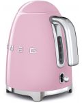 Електрическа кана Smeg - KLF03PKEU, 2400W, 1.7 l, розова - 5t