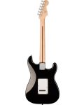 Електрическа китара Fender - Squier Sonic Stratocaster LH MN, черна - 3t