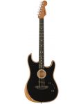 Електро-акустична китара Fender - Acoustasonic Strat, черна - 1t