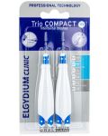 Elgydium Clinic Интердентални четки Trio Compact, ISO 111, 2 броя, сини - 1t