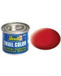 Eмайлна боя Revell - Наситено червено, мат (R32136) - 1t